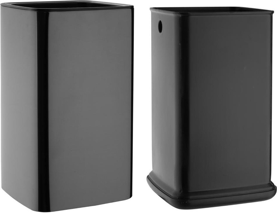  Bolero Poubelle carr&eacute;e noire 10L 