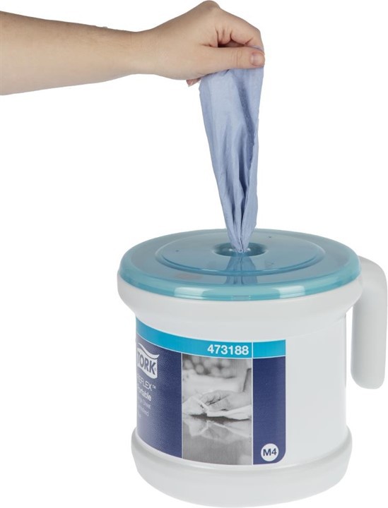  Tork Distributeur portable avec syst&egrave;me &agrave; d&eacute;vidage central Reflex 