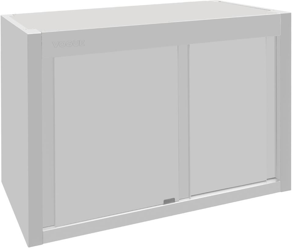  Vogue Armoire murale en acier inoxydable 650x900x400mm 