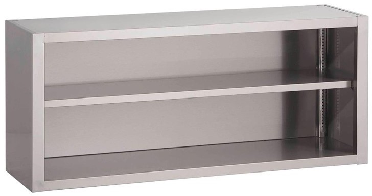  Gastro M Placard ouvert mural inox 2000 x 400 x 600mm 