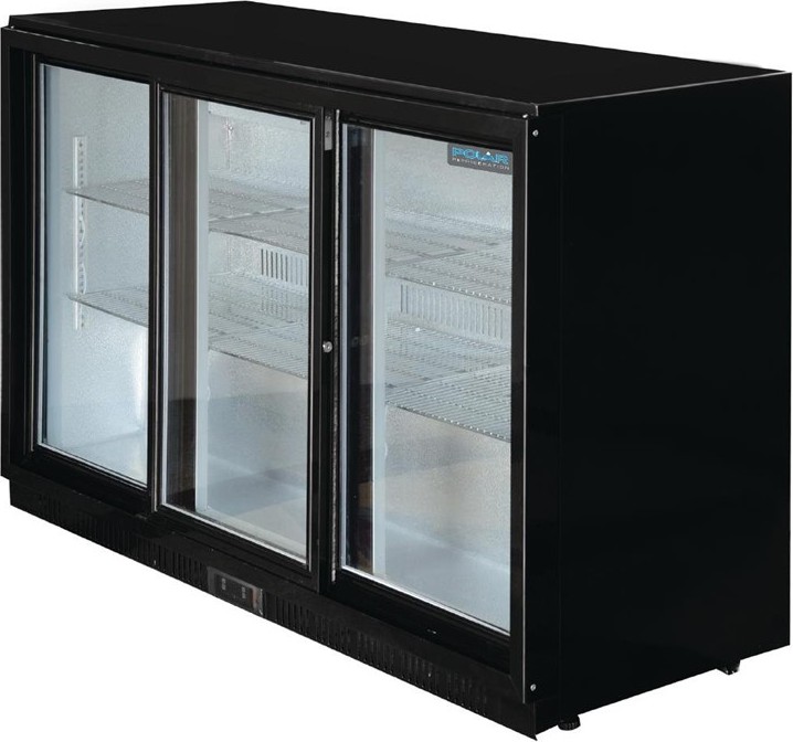  Polar Arri&egrave;re-bar trois portes coulissantes S&eacute;rie G noir 320L 