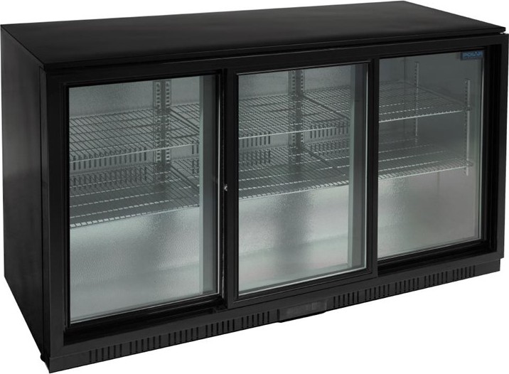  Polar Arri&egrave;re-bar trois portes coulissantes S&eacute;rie G noir 320L 