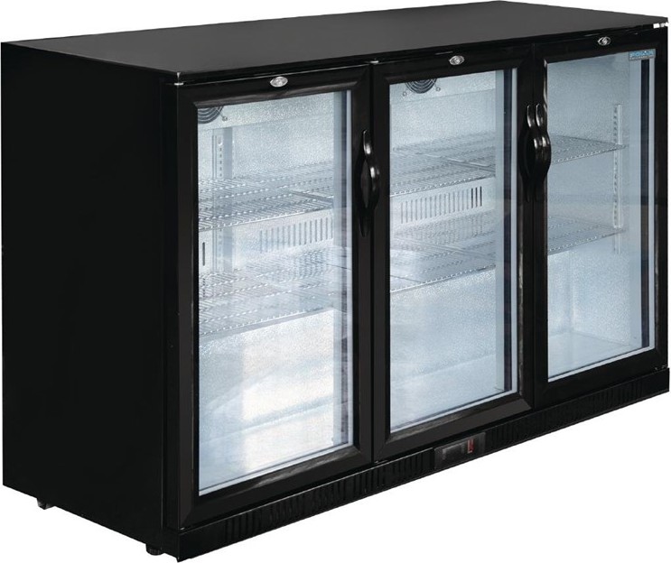  Polar Arri&egrave;re-bar trois portes pivotantes S&eacute;rie G noir 320L 