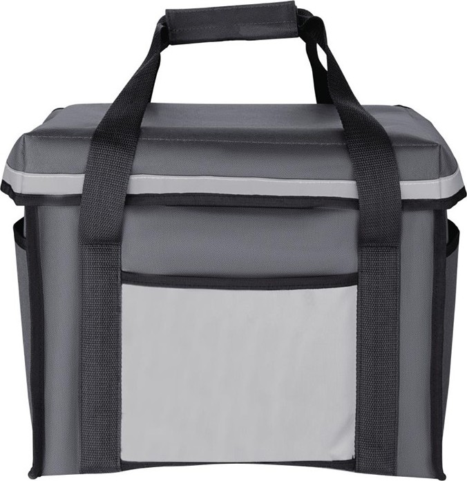  Vogue Sac de livraison isotherme pliant gris 305&nbsp;x&nbsp;380&nbsp;x&nbsp;380&nbsp;mm 