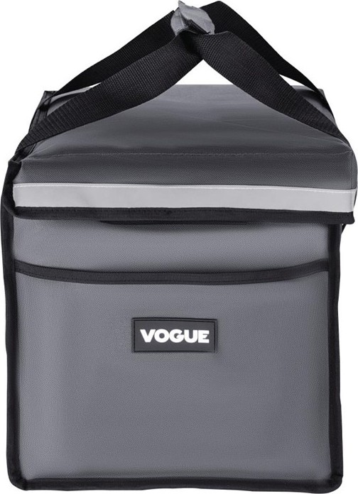  Vogue Sac de livraison isotherme pliant gris 305&nbsp;x&nbsp;380&nbsp;x&nbsp;380&nbsp;mm 
