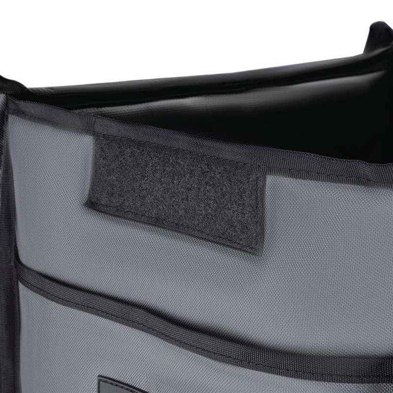  Vogue Sac de livraison isotherme pliant gris 305&nbsp;x&nbsp;380&nbsp;x&nbsp;380&nbsp;mm 