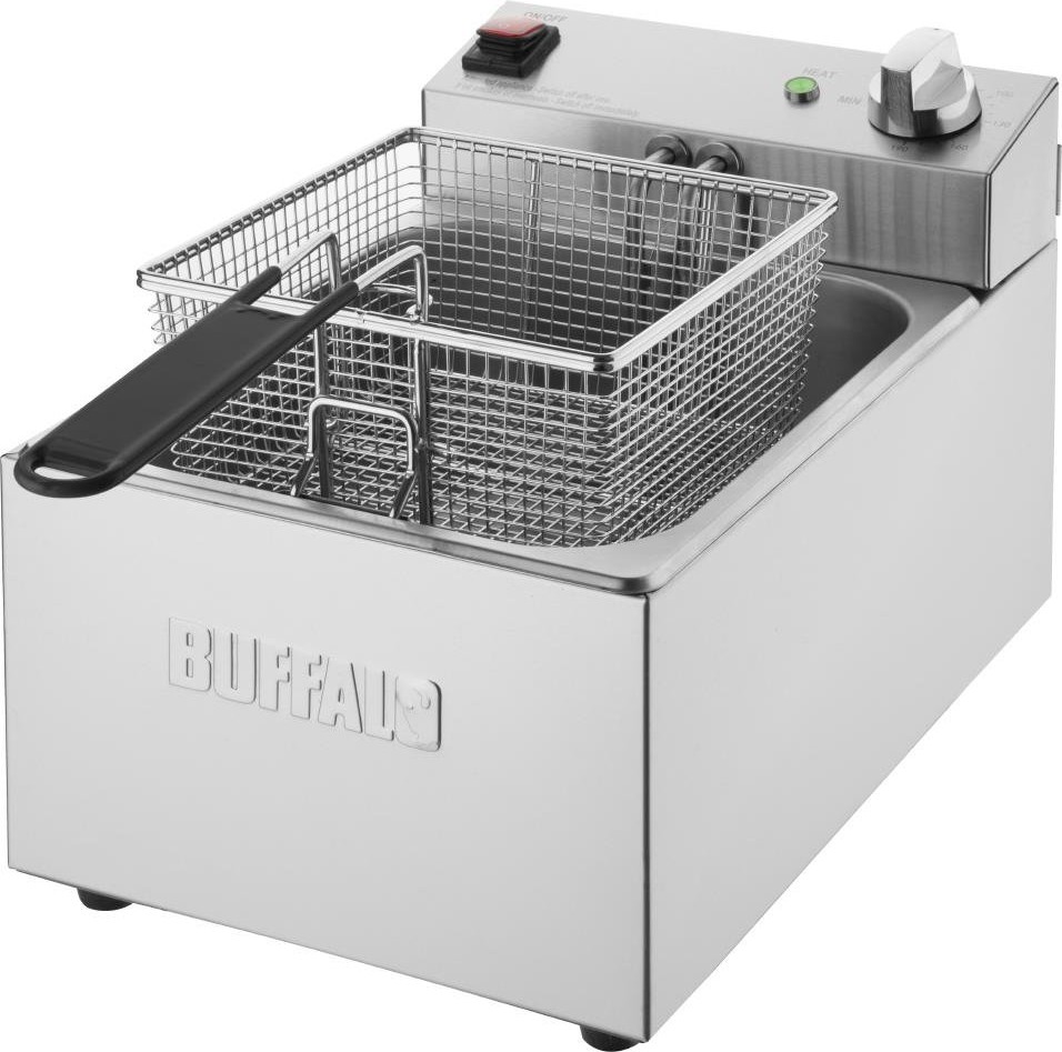  Buffalo Friteuse de comptoir simple avec panier 5L 