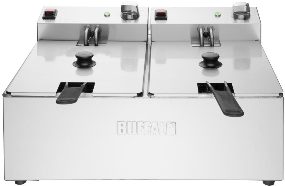  Buffalo Friteuse double - 2x5L 2x2,8kW 
