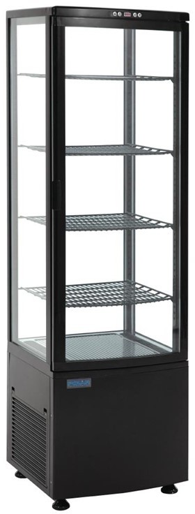  Polar Vitrine r&eacute;frig&eacute;r&eacute;e avec portes incurv&eacute;es S&eacute;rie C 235L 