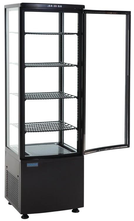  Polar Vitrine r&eacute;frig&eacute;r&eacute;e avec portes incurv&eacute;es S&eacute;rie C 235L 