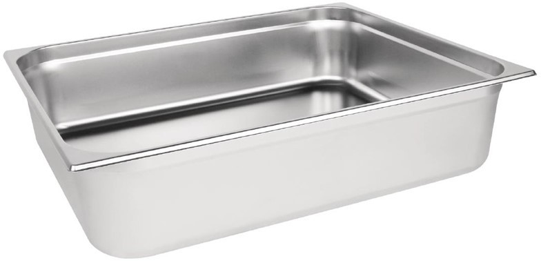  Vogue Bac Gastronorme inox GN 2/1 150mm Vogue 