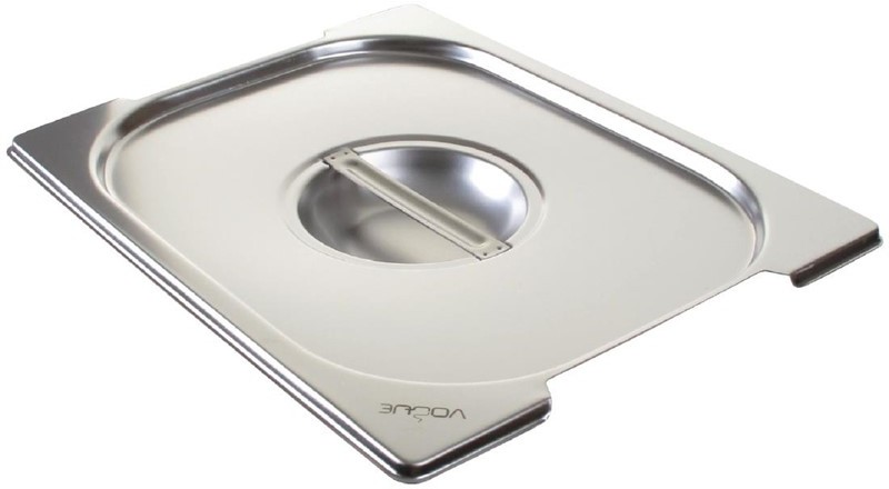  Vogue Couvercle GN 1/2 inox pour bac avec poign&eacute;es Vogue 