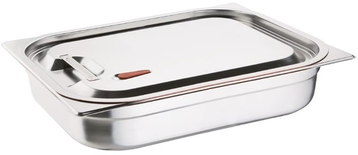  Vogue Couvercle herm&eacute;tique inox et silicone GN 1/1 