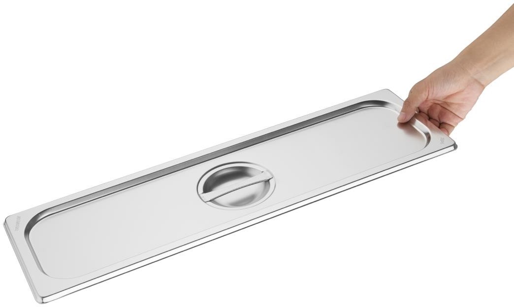  Vogue Couvercle inox GN 2/4 