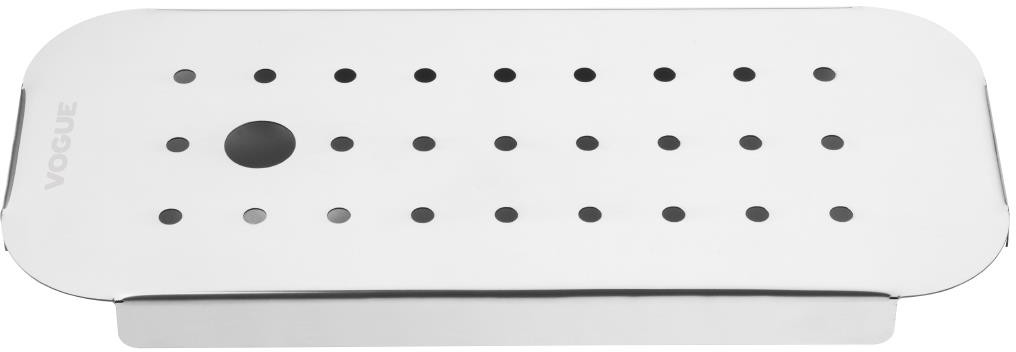  Vogue &Eacute;gouttoir en acier inoxydable pour GN 1/3 