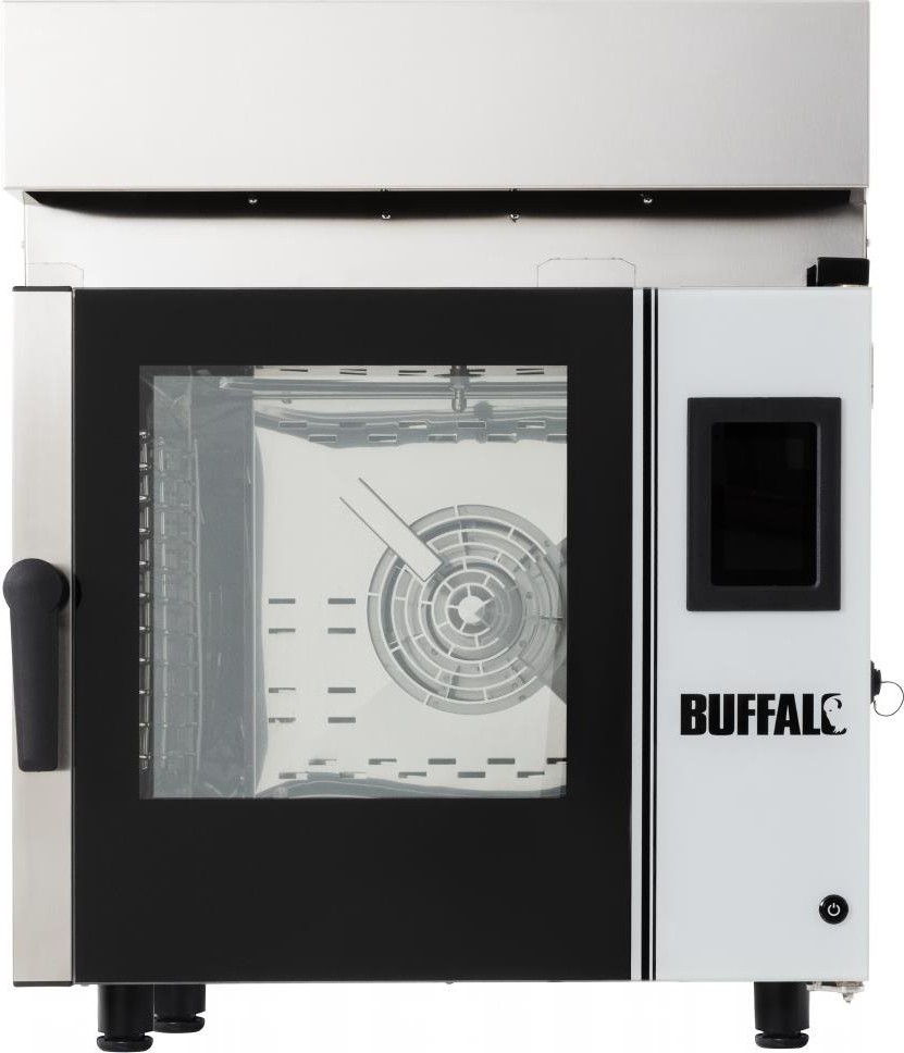  Buffalo Hotte d'extraction pour four combin&eacute; compact &agrave; &eacute;cran tactile 6 x GN 1/1 CK110 