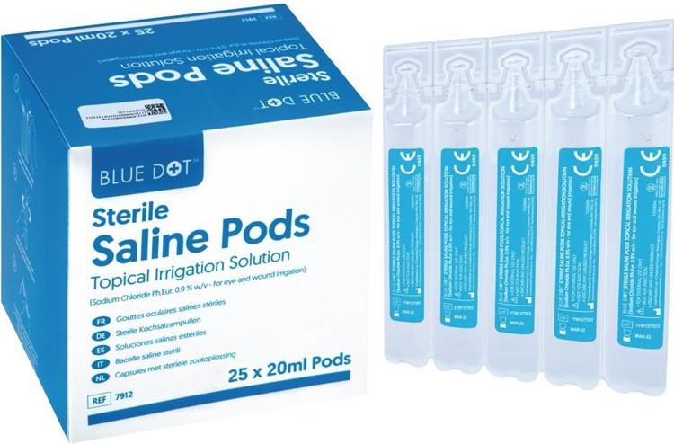  Gastronoble Gouttes oculaires salines st&eacute;riles 20ml 