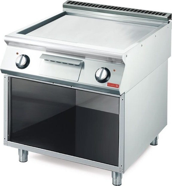  Gastro M Plancha &eacute;lectrique 700 avec plaque lisse chrom&eacute;e GM70/80FTES-CR 