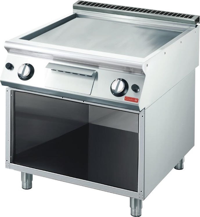  Gastro M Plancha gaz plaque lisse chrom&eacute;e 70/80FTGS-CR 