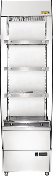  Buffalo Vitrine libre-service chauffante slim Buffalo 