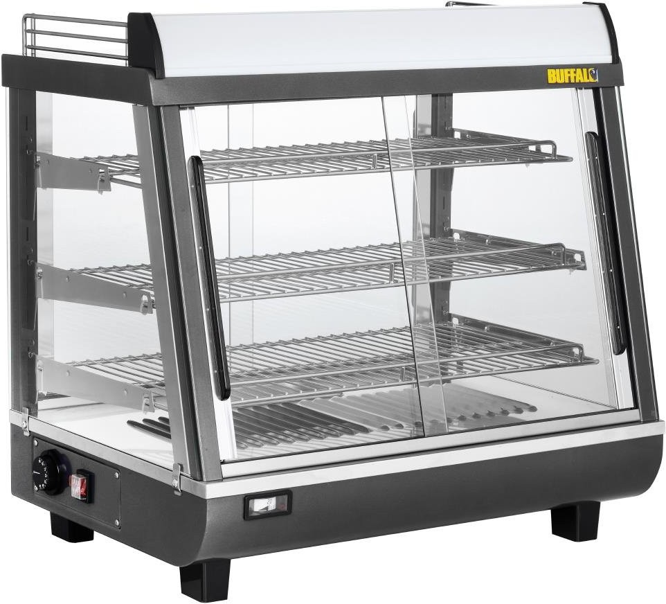  Buffalo Vitrine chauffante portes avant et arriere 96L 