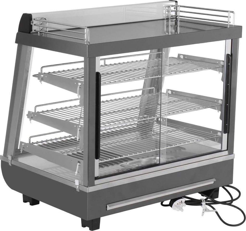 Buffalo Vitrine chauffante portes avant et arriere 96L 
