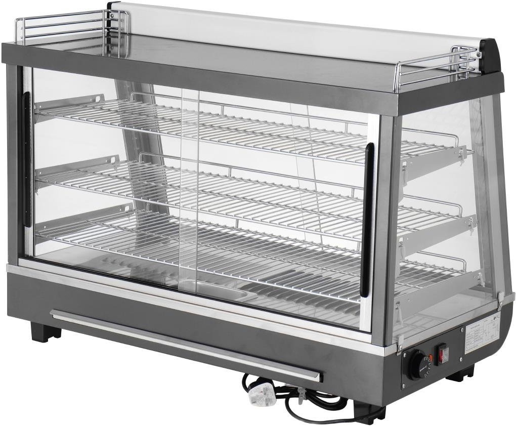 Buffalo Vitrine chauffante portes avant et arriere 136L 