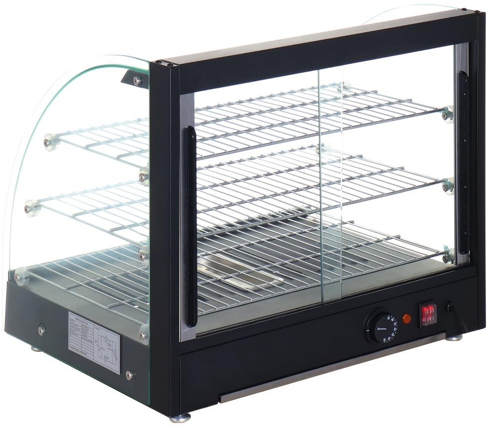 Nisbets Essentials Vitrine chauffante 82L 