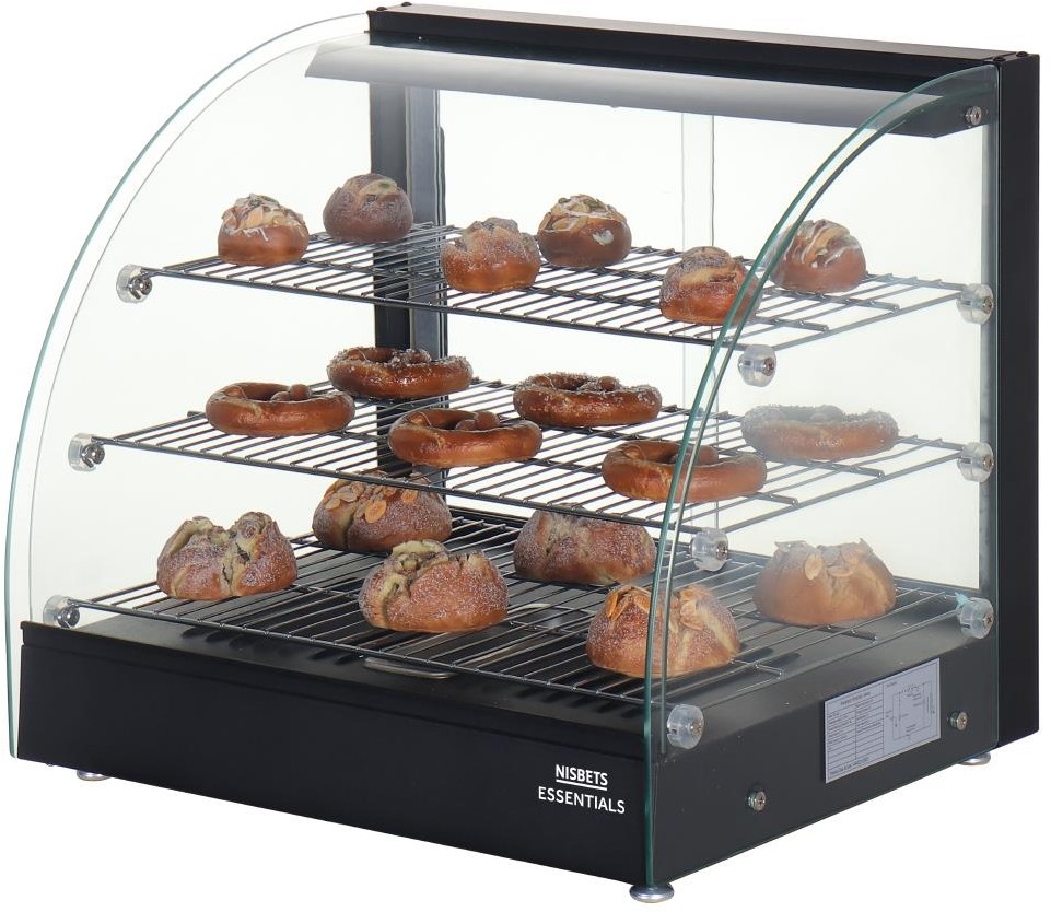  Nisbets Essentials Vitrine chauffante 82L 