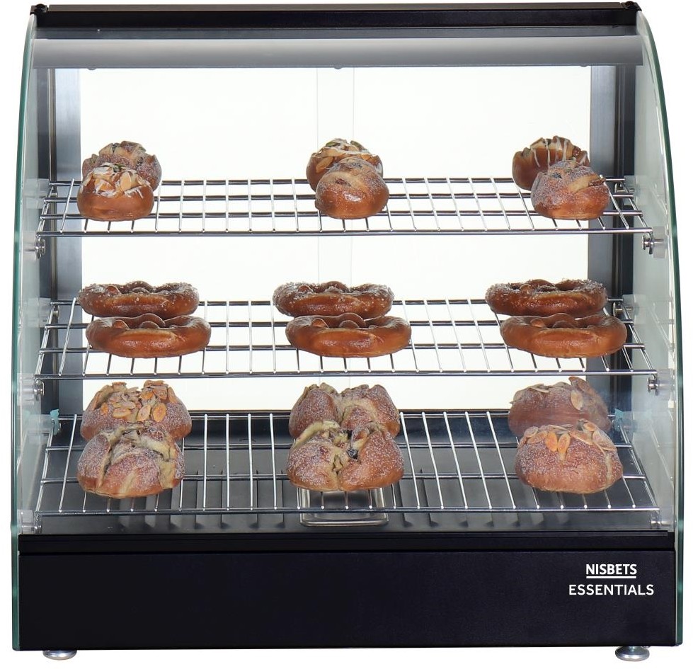  Nisbets Essentials Vitrine chauffante 82L 