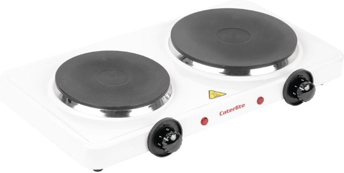 Caterlite Plaque de cuisson &eacute;lectrique double 