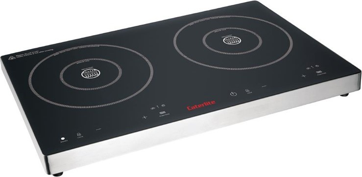  Caterlite Double plaque de cuisson induction &agrave; commande tactile 3&nbsp;kW 