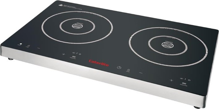  Caterlite Double plaque de cuisson induction &agrave; commande tactile 3&nbsp;kW 