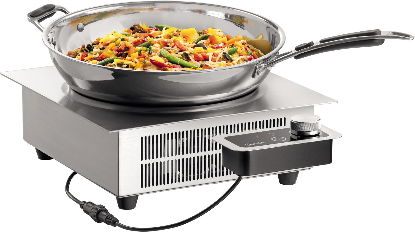 Bartscher Wok &agrave; induction encastrable IW35-EB 