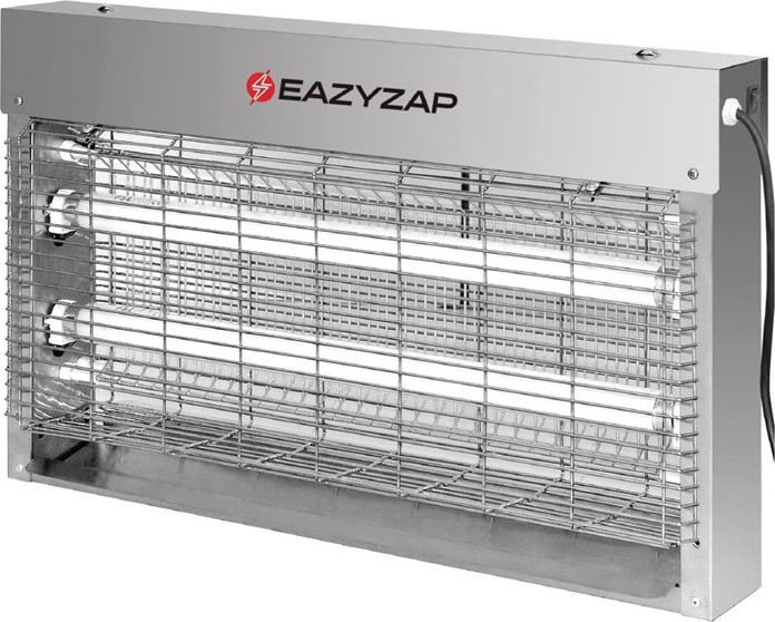  Eazyzap D&eacute;sinsectiseur LED en inox bross&eacute; 14W 
