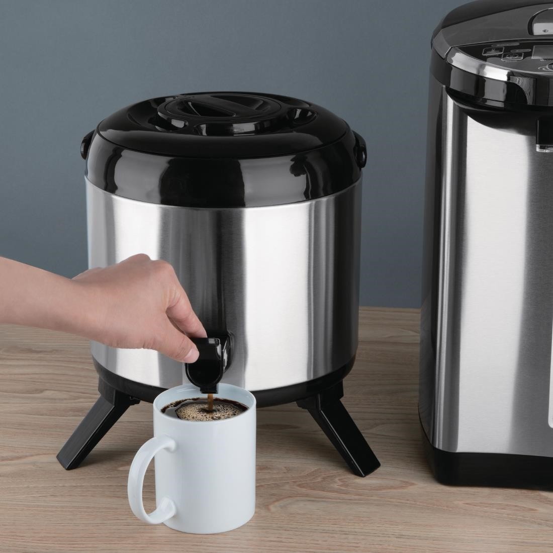  Olympia Distributeur de boissons en inox double paroi 6L 