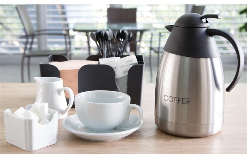  Olympia Pichet isotherme &agrave; caf&eacute; couvercle bomb&eacute; 1,5L 