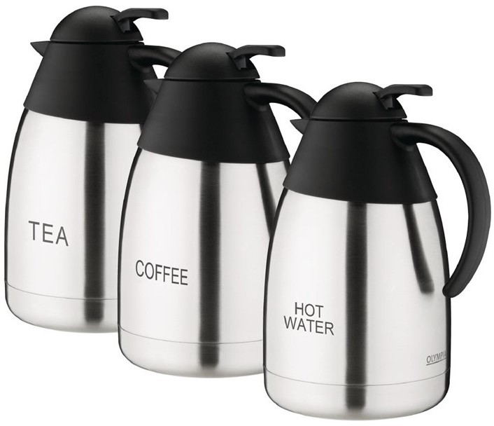  Olympia Pichet isotherme &agrave; caf&eacute; couvercle bomb&eacute; 1,5L 