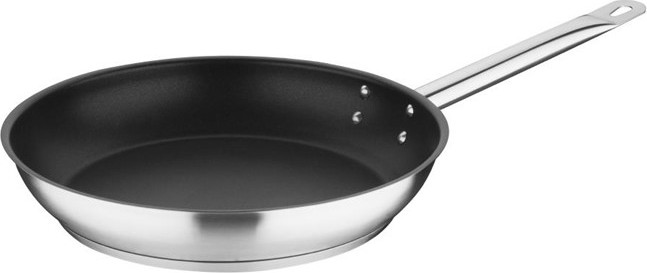  Vogue Po&ecirc;le antiadh&eacute;sive en inox T&eacute;flon Platinum Plus 280 mm 