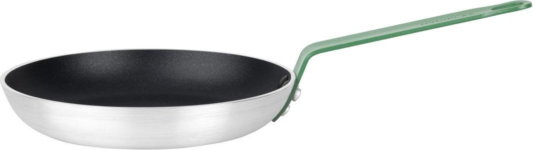  Hygiplas Po&ecirc;le en aluminium antiadh&eacute;sive Teflon Platinum Plus avec poign&eacute;e verte 24cm 