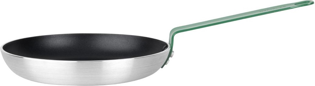  Hygiplas Po&ecirc;le en aluminium antiadh&eacute;sive Teflon Platinum Plus avec poign&eacute;e verte 28cm 