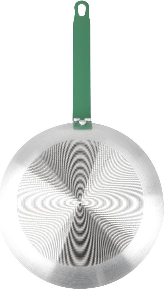  Hygiplas Po&ecirc;le en aluminium antiadh&eacute;sive Teflon Platinum Plus avec poign&eacute;e verte 28cm 