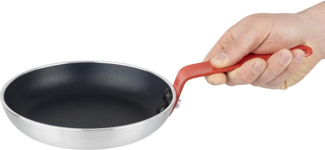  Hygiplas Po&ecirc;le en aluminium antiadh&eacute;sive Teflon Platinum Plus avec poign&eacute;e rouge 20cm 