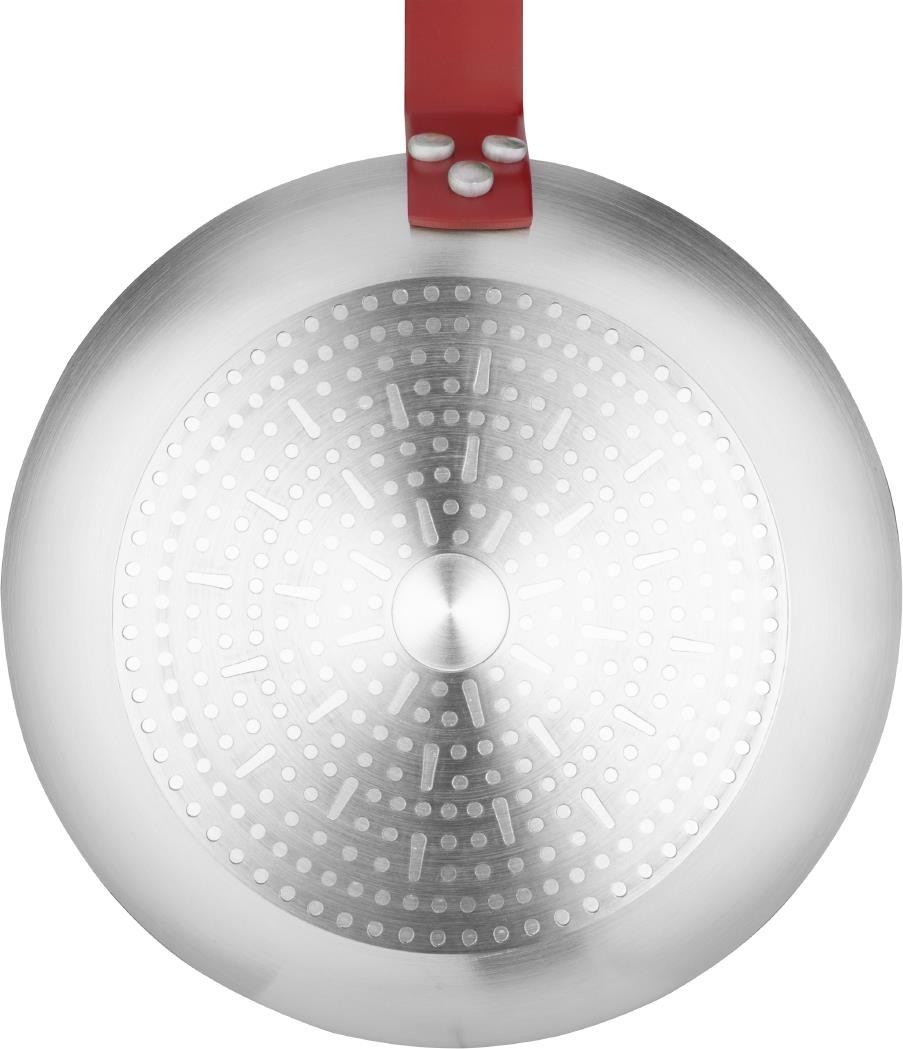  Hygiplas Po&ecirc;le en aluminium antiadh&eacute;sive Teflon Platinum Plus avec poign&eacute;e rouge 20cm 