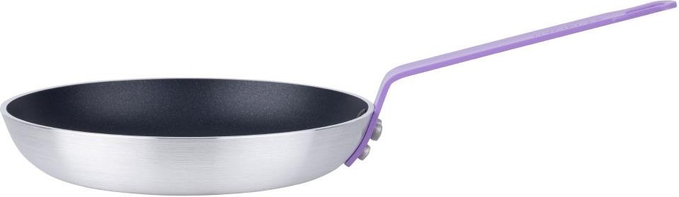  Hygiplas Po&ecirc;le en aluminium antiadh&eacute;sive Teflon Platinum Plus avec poign&eacute;e violette 24cm 