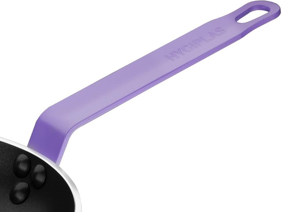  Hygiplas Po&ecirc;le en aluminium antiadh&eacute;sive Teflon Platinum Plus avec poign&eacute;e violette 28cm 
