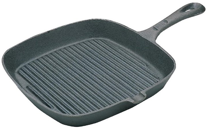  Vogue Po&ecirc;le grill en fonte rainur&eacute;e 