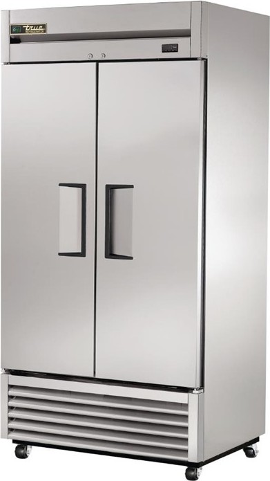  True Armoire r&eacute;frig&eacute;r&eacute;e positive 2 portes inox 991L T-35-HC-LD 