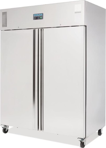  Polar Réfrigérateur professionnel Gastronorme 2 portes 1300L Série U 