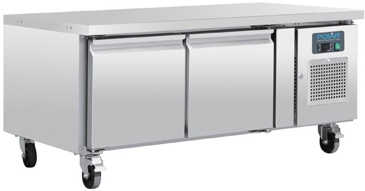  Polar Soubassement r&eacute;frig&eacute;r&eacute; positif GN 1/1 S&eacute;rie U 2 portes 